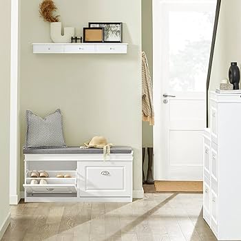 ☆玄関ベンチ 収納ベンチ シューズラック 薄型 椅子 Amazon.co.jp: SoBuy 玄関ベンチ 薄型 収納ベンチ 玄関椅子 幅